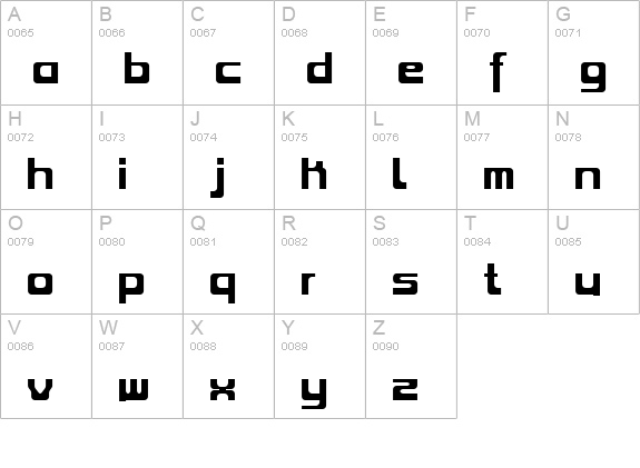 Zoltan Kiss uppercase A-Z preview