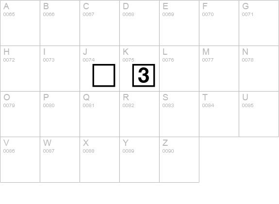 ZubehoerPi uppercase A-Z preview