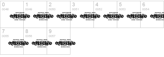 MJ AlGhifari numbers 0-9 preview