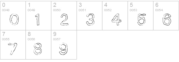 10 Minutes numbers 0-9 preview