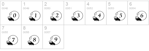 101! Holiday BallZ numbers 0-9 preview