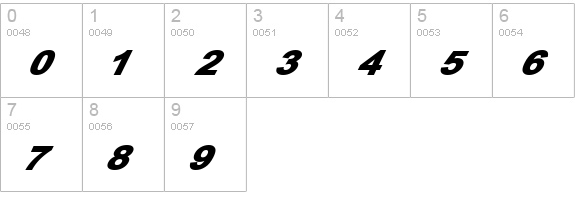 13_Misa numbers 0-9 preview