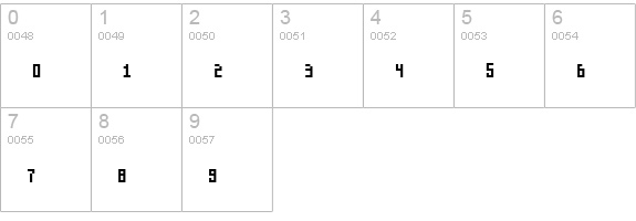 1977 .4.0 numbers 0-9 preview