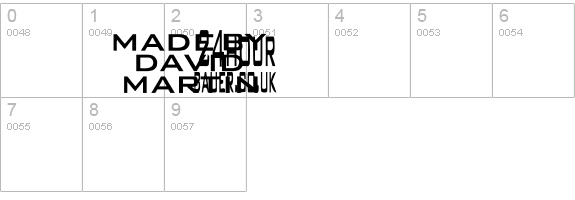24hourbauer numbers 0-9 preview