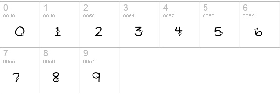 2Peas Heart's Delight numbers 0-9 preview