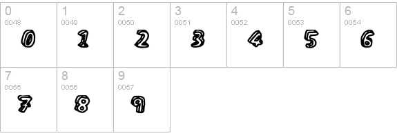 3D_Lettering numbers 0-9 preview