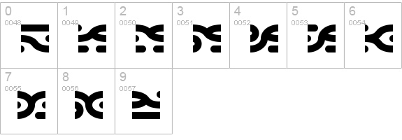 3Strands numbers 0-9 preview