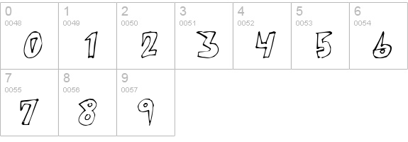 4amDiner numbers 0-9 preview