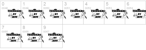 50's Yesterdings JL numbers 0-9 preview