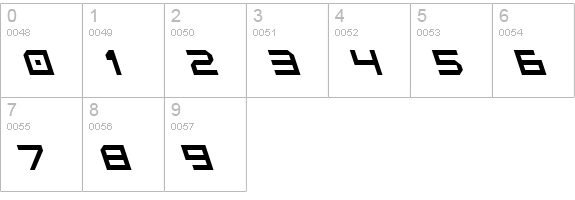 5th Agent Leftalic numbers 0-9 preview