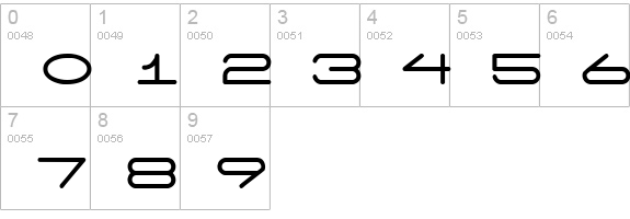 7 days numbers 0-9 preview