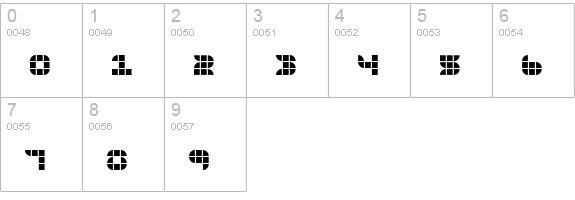 9sqgrd numbers 0-9 preview