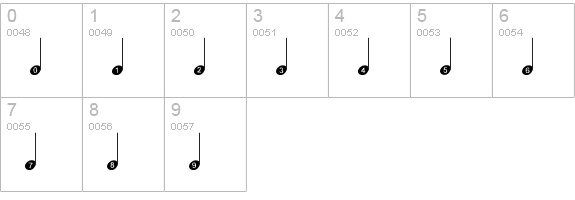 Simple Melody numbers 0-9 preview