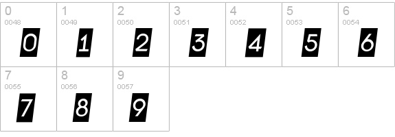 a_LancetCmSlt numbers 0-9 preview