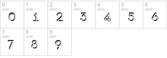 a_LancetEShd numbers 0-9 preview