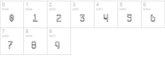 ABS7 numbers 0-9 preview