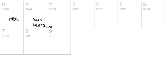ADVENT numbers 0-9 preview