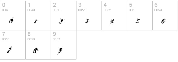 Aenima numbers 0-9 preview