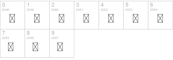 Agelast numbers 0-9 preview