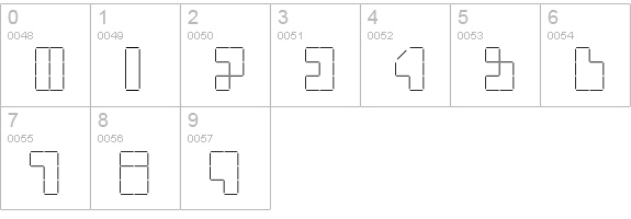 AI stapler numbers 0-9 preview