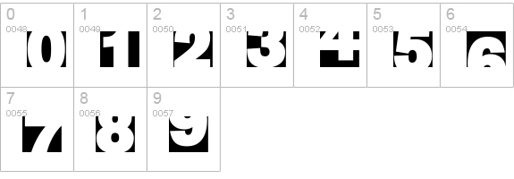 AIFragment numbers 0-9 preview