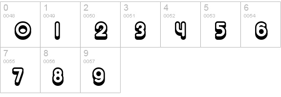 Alba Super numbers 0-9 preview