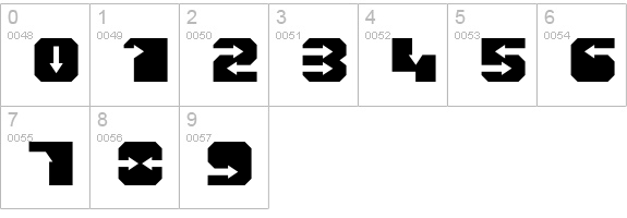 AlphaBloc-Direct numbers 0-9 preview