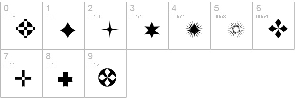 AltemusBordersOne numbers 0-9 preview