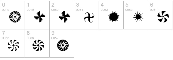 AltemusPinwheels numbers 0-9 preview