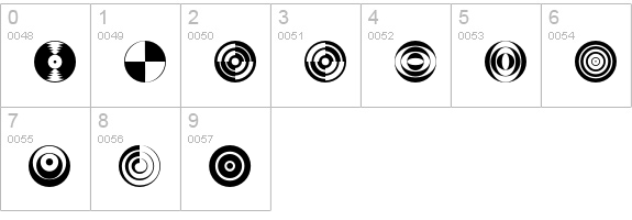AltemusRounds numbers 0-9 preview