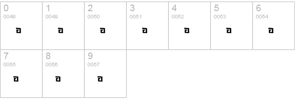 Ambages numbers 0-9 preview