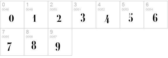Ambroise Firmin Demi numbers 0-9 preview