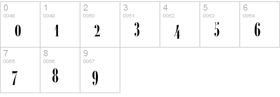 Ambroise Francois Demi numbers 0-9 preview