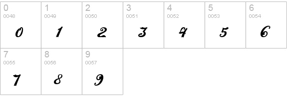 American Pop Two numbers 0-9 preview