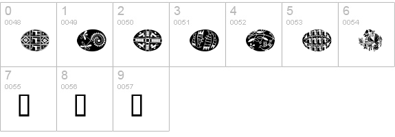 Animal Design numbers 0-9 preview