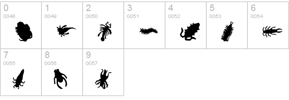 AnnCrawlers numbers 0-9 preview