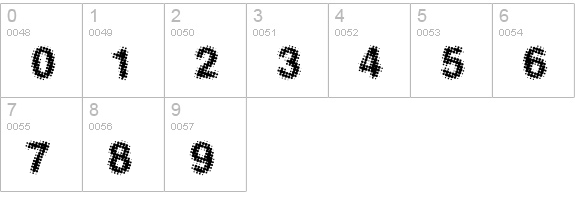 AntFarm GoneCamping numbers 0-9 preview