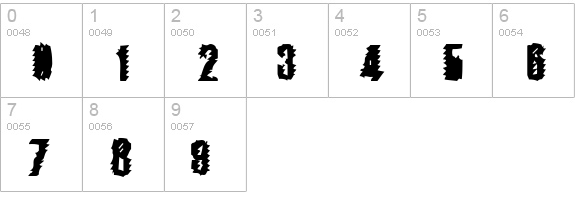 Apocalypse numbers 0-9 preview