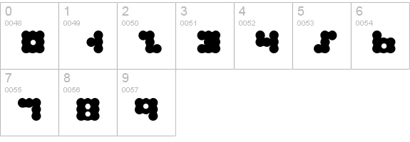Apollo9 numbers 0-9 preview