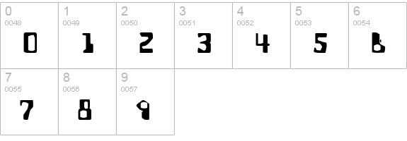 aptango numbers 0-9 preview