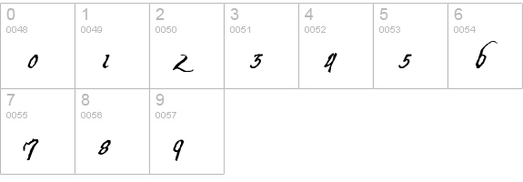 AquilineTwo numbers 0-9 preview