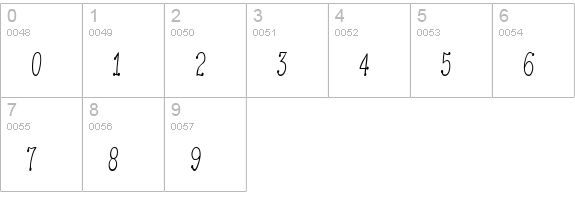 ArgentBobSquish numbers 0-9 preview