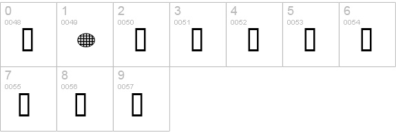 Arkanoid numbers 0-9 preview