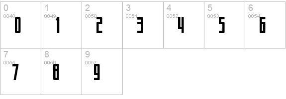Armor Piercing numbers 0-9 preview