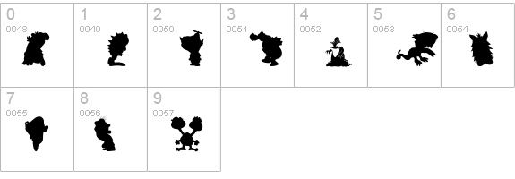 ArtMonsters numbers 0-9 preview
