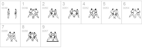 Atewaza numbers 0-9 preview