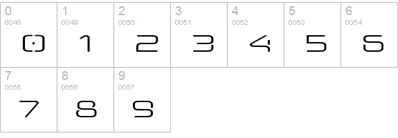 Aunchanted Expanded numbers 0-9 preview