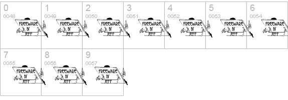 Auto Store JL numbers 0-9 preview