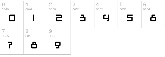 Automind numbers 0-9 preview