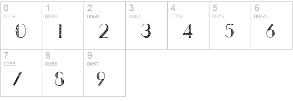 Autumn Leaves numbers 0-9 preview